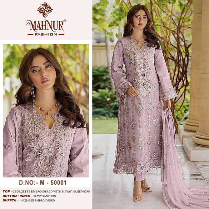 Mahnur Vol 50 Georgette Pakistani Suits Wholesale Shop In Surat
